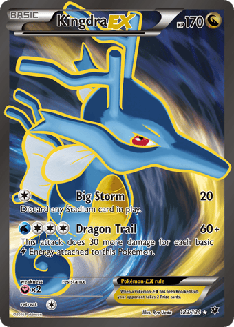 Kingdra-EX Fates Collide Pokemon Card