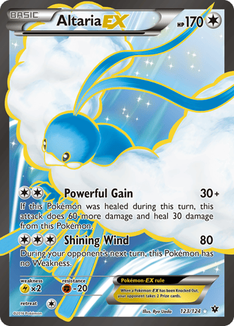 Altaria-EX Fates Collide Pokemon Card