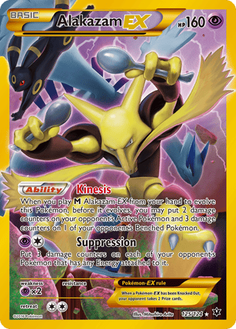 Alakazam-EX Fates Collide Pokemon Card