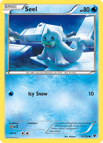 Seel Fates Collide Pokemon Card