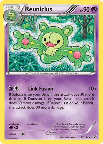 Reuniclus Fates Collide Pokemon Card
