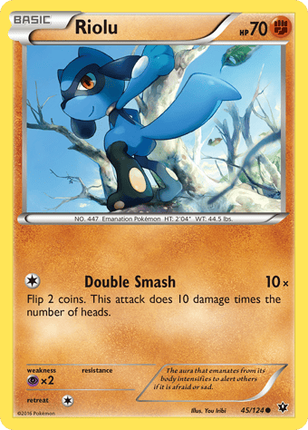 Riolu Fates Collide Pokemon Card