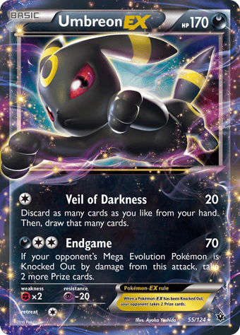 Umbreon-EX Fates Collide Pokemon Card