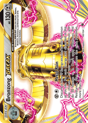 Bronzong BREAK Fates Collide Pokemon Card