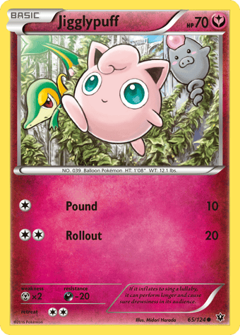 Jigglypuff Fates Collide Pokemon Card