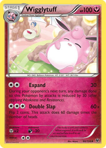 Wigglytuff Fates Collide Pokemon Card