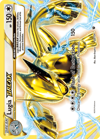 Lugia BREAK Fates Collide Pokemon Card
