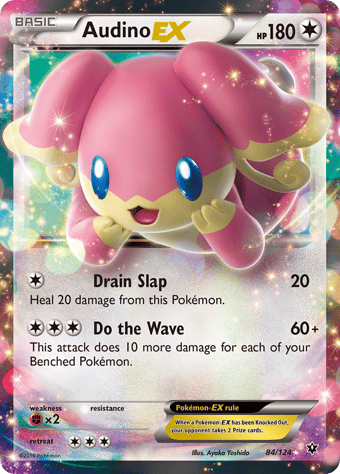 Audino-EX Fates Collide Pokemon Card