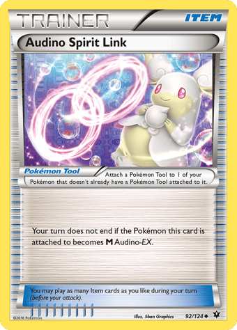 Audino Spirit Link Fates Collide Pokemon Card