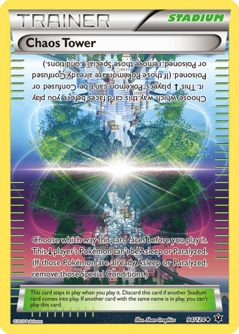 Chaos Tower Fates Collide Pokemon Card