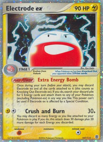 Electrode ex EX FireRed & LeafGreen Pokemon Card