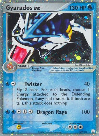 Gyarados ex EX FireRed & LeafGreen Pokemon Card