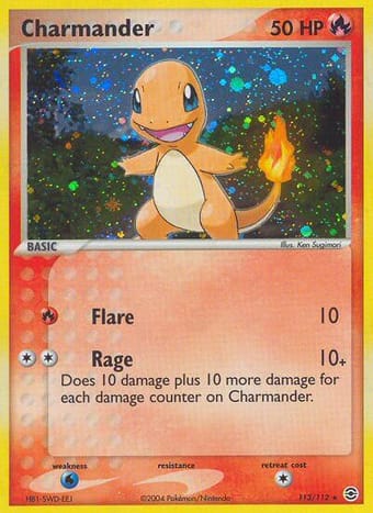 Charmander EX FireRed & LeafGreen Pokemon Card