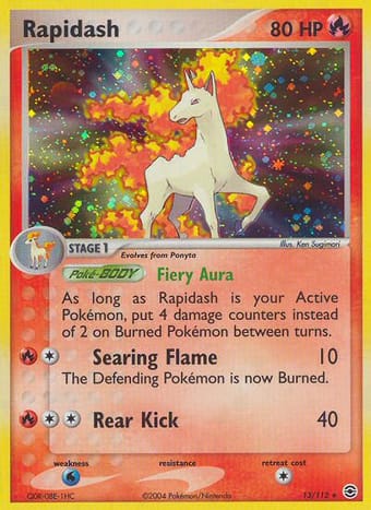 Rapidash EX FireRed & LeafGreen Pokemon Card