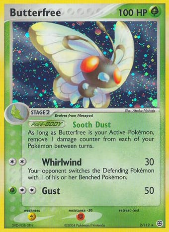 Butterfree EX FireRed & LeafGreen Pokemon Card
