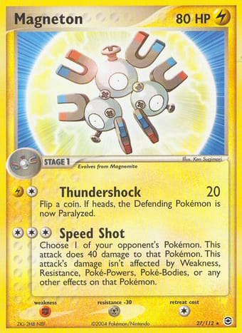 Magneton EX FireRed & LeafGreen Pokemon Card