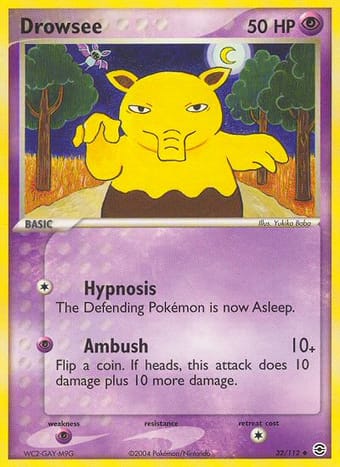 Drowzee EX FireRed & LeafGreen Pokemon Card