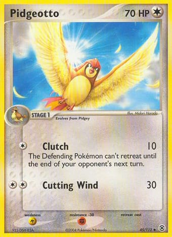 Pidgeotto EX FireRed & LeafGreen Pokemon Card