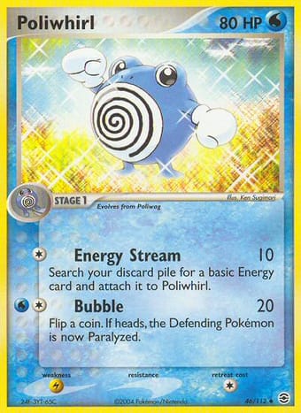 Poliwhirl EX FireRed & LeafGreen Pokemon Card