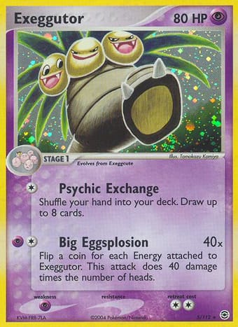 Exeggutor EX FireRed & LeafGreen Pokemon Card