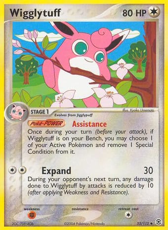 Wigglytuff EX FireRed & LeafGreen Pokemon Card
