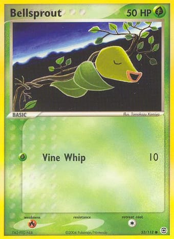 Bellsprout EX FireRed & LeafGreen Pokemon Card