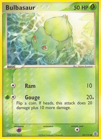 Bulbasaur EX FireRed & LeafGreen Pokemon Card
