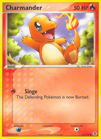 Charmander EX FireRed & LeafGreen Pokemon Card