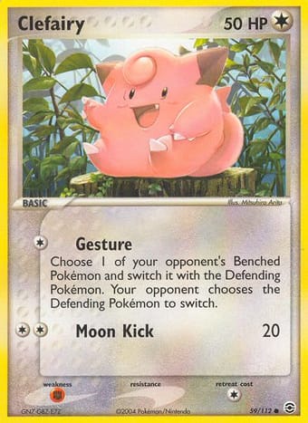 Clefairy EX FireRed & LeafGreen Pokemon Card