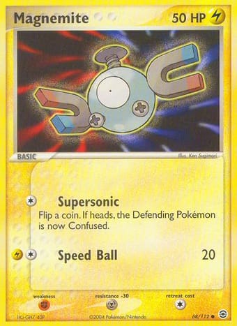 Magnemite EX FireRed & LeafGreen Pokemon Card