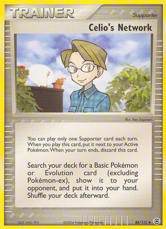 Celio's Network EX FireRed & LeafGreen Pokemon Card