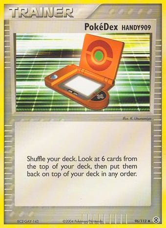 PokeDex (HANDY909) EX FireRed & LeafGreen Pokemon Card
