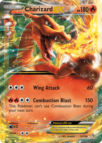 Charizard-EX Flashfire Pokemon Card