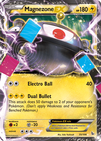 Magnezone-EX Flashfire Pokemon Card