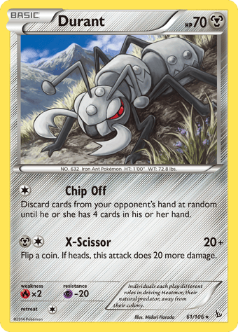 Durant Flashfire Pokemon Card