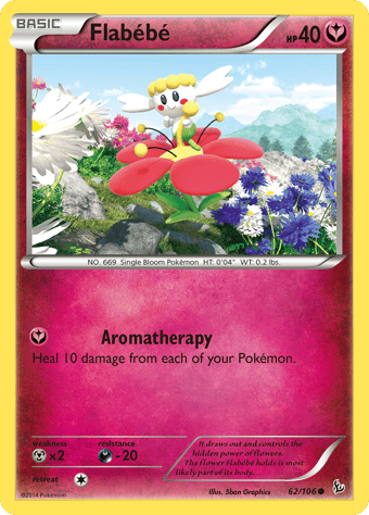 Flabb Flashfire Pokemon Card
