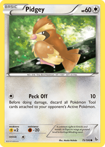 Pidgey Flashfire Pokemon Card