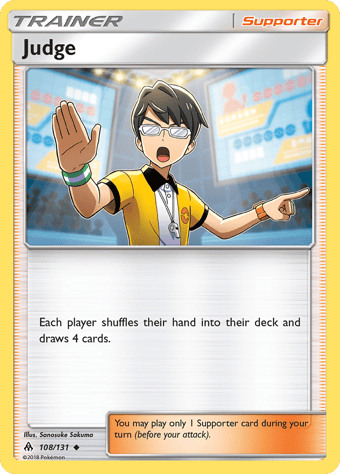 Judge Forbidden Light Pokemon Card
