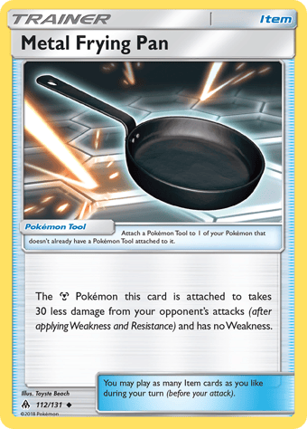 Metal Frying Pan Forbidden Light Pokemon Card