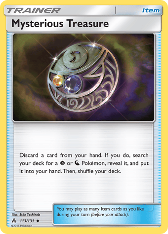 Mysterious Treasure Forbidden Light Pokemon Card