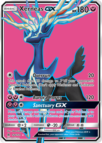 Xerneas-GX Forbidden Light Pokemon Card