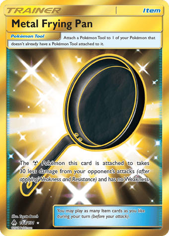 Metal Frying Pan Forbidden Light Pokemon Card