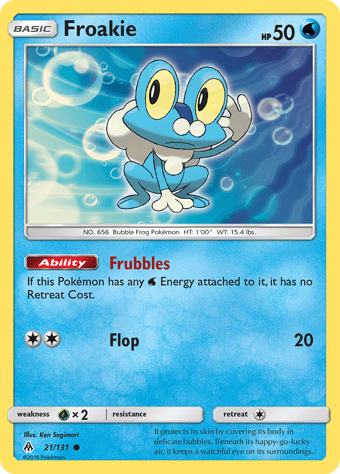 Froakie Forbidden Light Pokemon Card