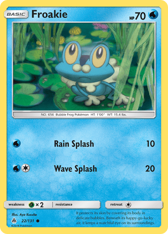 Froakie Forbidden Light Pokemon Card