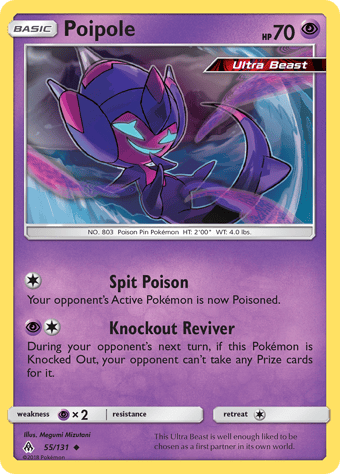Poipole Forbidden Light Pokemon Card