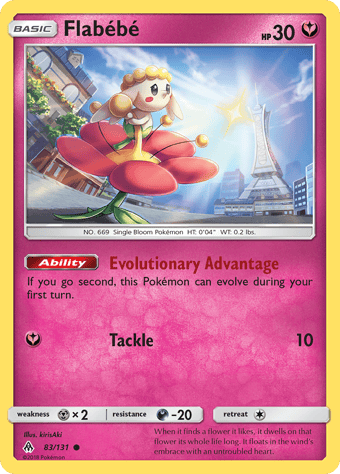 Flabb Forbidden Light Pokemon Card