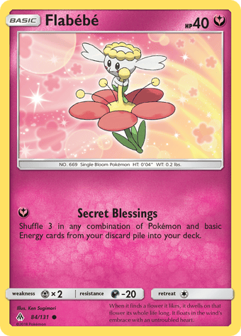 Flabb Forbidden Light Pokemon Card