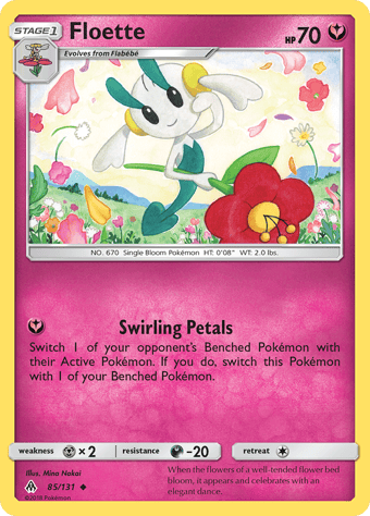 Floette Forbidden Light Pokemon Card