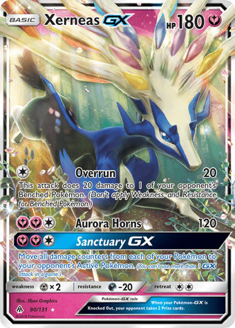Xerneas-GX Forbidden Light Pokemon Card