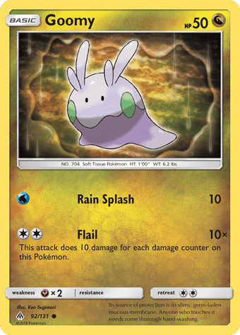 Goomy Forbidden Light Pokemon Card